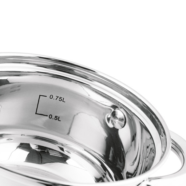 Garnek na indukcję ze stali nierdzewnej Konighoffer Faro 1,2 l