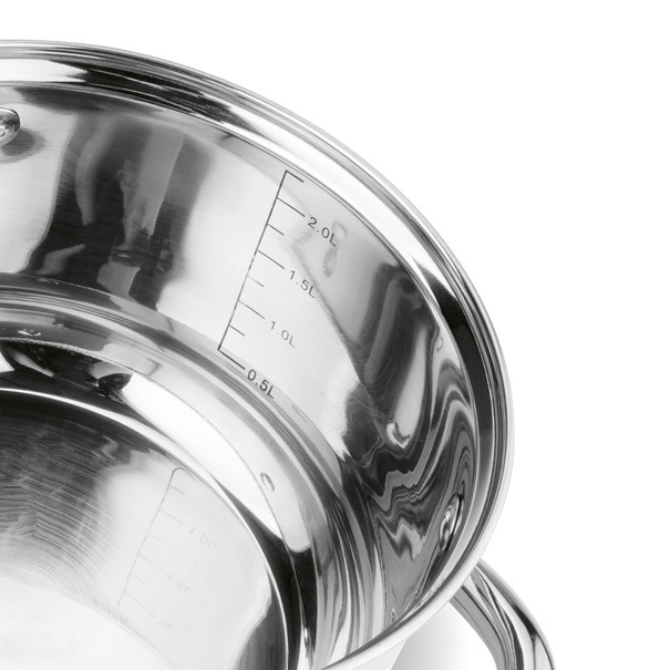 Garnek na indukcję ze stali nierdzewnej Konighoffer Faro 2,6 l