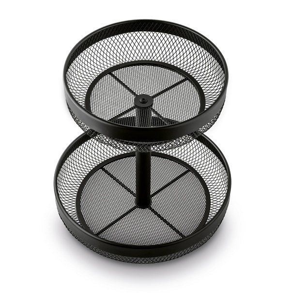 Koszyk na owoce dwupoziomowy Konighoffer Harmony 31 x 30 cm czarny