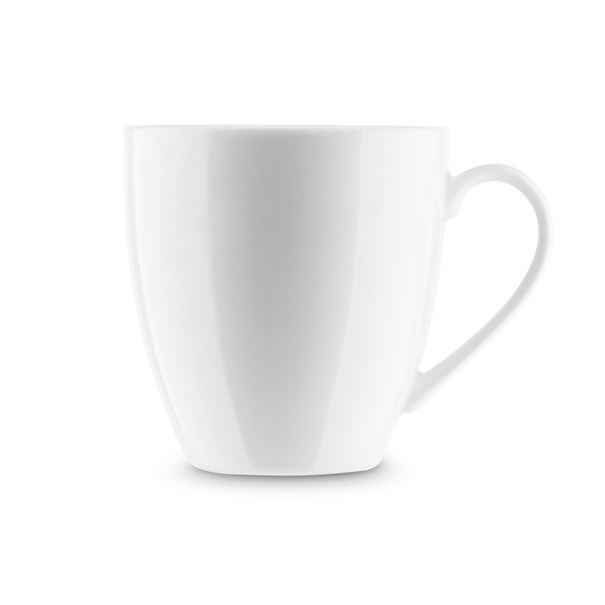 Kubek porcelanowy z uchem Tadar 420 ml biały