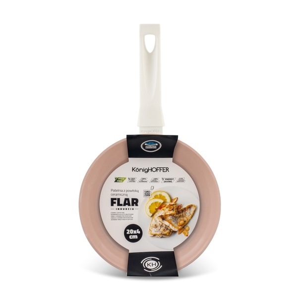 Patelnia z powłoką ceramiczną indukcyjna Konighoffer Flar 20 cm