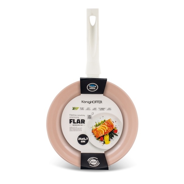 Patelnia z powłoką ceramiczną indukcyjna Konighoffer Flar 24 cm