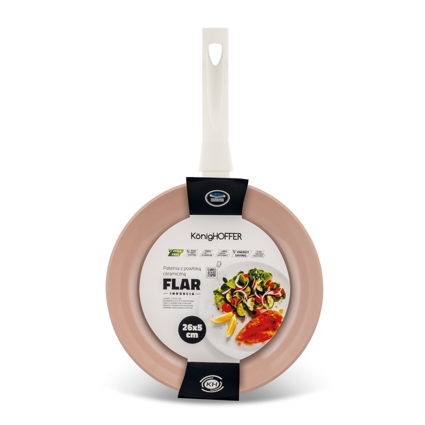 Patelnia z powłoką ceramiczną indukcyjna Konighoffer Flar 26 cm