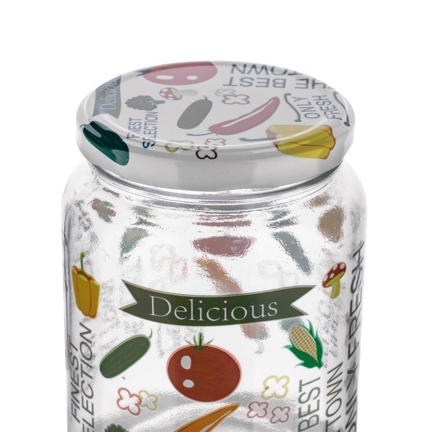 Słoiki szklane z metalową zakrętką Tadar Papryka 650 ml 6 sztuk