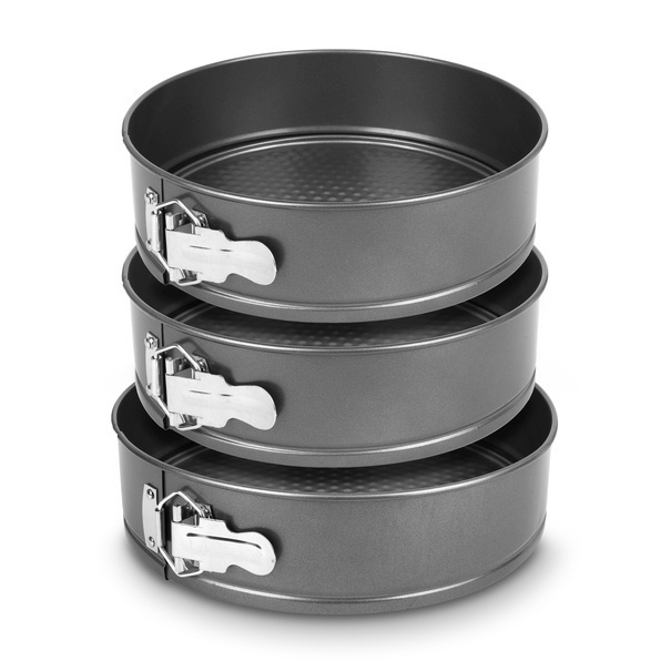 Tortownice okrągłe Tadar 22 cm 24 cm 26 cm komplet 3 sztuki