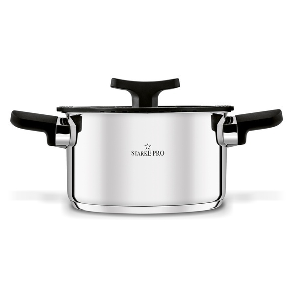 Zestaw garnk&oacute;w nierdzewnych z pokrywkami Starke Pro Eterno 8 element&oacute;w