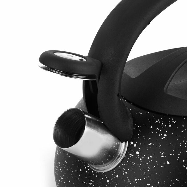 Czajnik z gwizdkiem KonigHOFFER Black Marble 3 l czarny