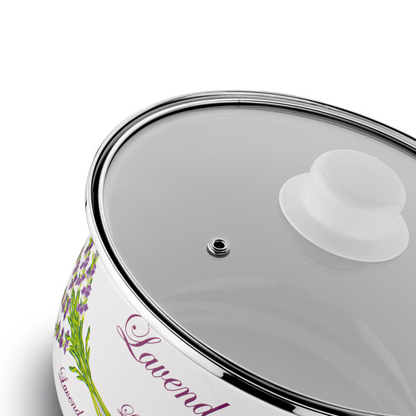 Garnek emaliowany Tadar Lawenda 1,6 l