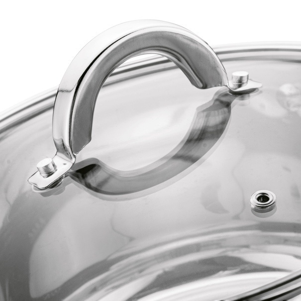 Komplet 3 garnk&oacute;w stalowych Tadar Roger II 16 cm 20 cm 24 cm