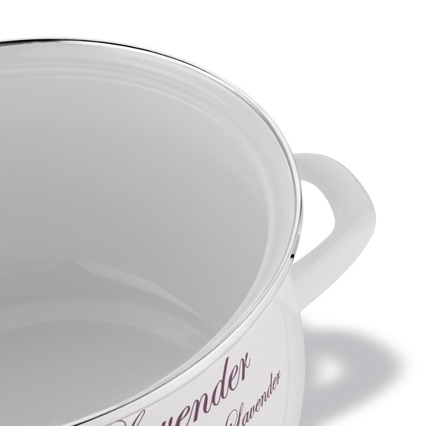 Komplet garnk&oacute;w emaliowanych Tadar Lawenda 6 element&oacute;w