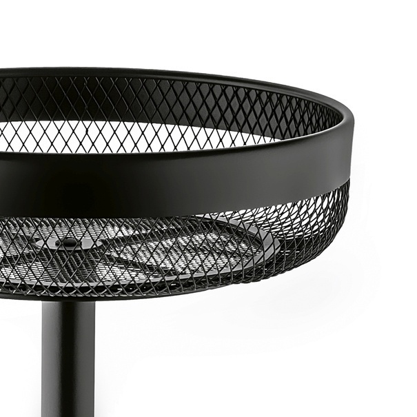 Koszyk na owoce dwupoziomowy Konighoffer Harmony 31 x 30 cm czarny