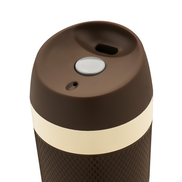 Kubek termiczny Konighoffer Nevis 450 ml kremowy