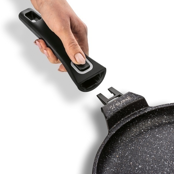 Patelnia do naleśników marmurowa na indukcję Starke Pro Svart Marble 28 cm