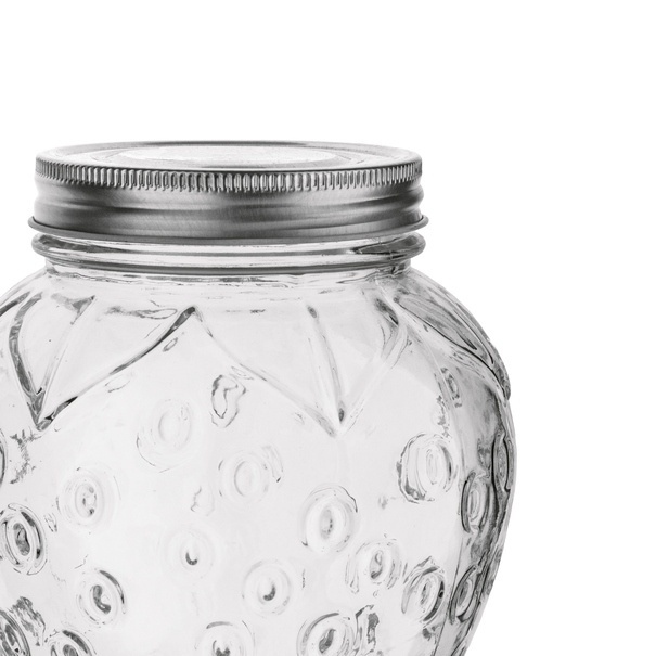 Słoik szklany z metalową zakrętką Tadar Truskawka 1000 ml