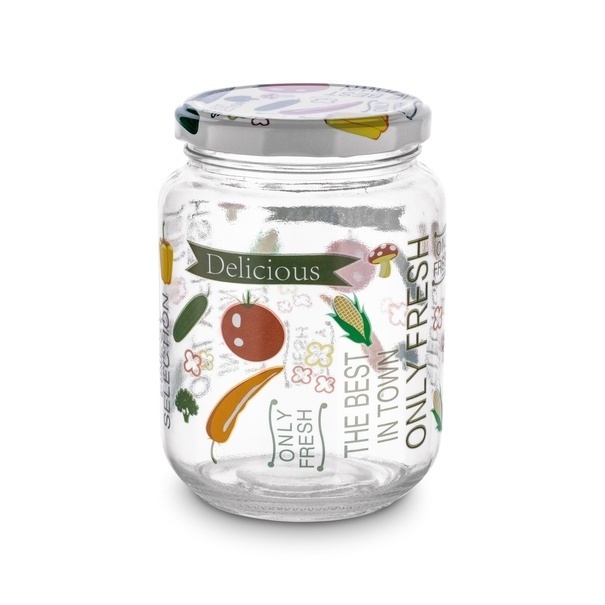 Słoiki szklane z metalową zakrętką Tadar Papryka 650 ml 6 sztuk