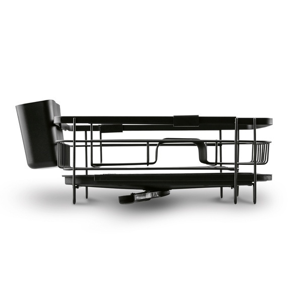 Suszarka do naczyń z ociekaczem i tacą Konighoffer 53 x 30 x 15,5 cm czarna