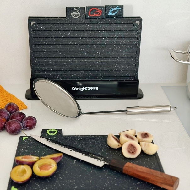 Szum&oacute;wka łyżka cedzakowa Tadar Paula ze stali nierdzewnej gęsta siatka 14 cm
