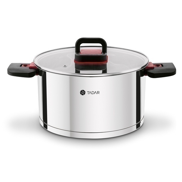 Zestaw garnków ze składanymi uchwytami Tadar Evocook 6 elementów i 5 miarek