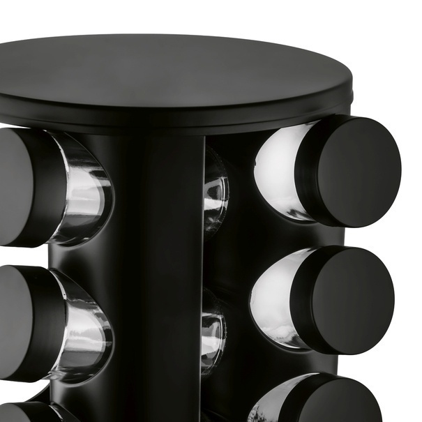 Zestaw przyprawnik&oacute;w Konighoffer Favaro 21 element&oacute;w czarny