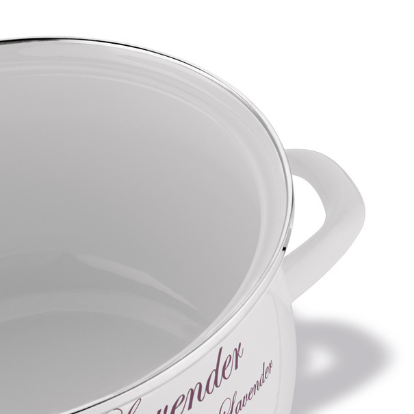 Garnek emaliowany Tadar Lawenda 1,6 l