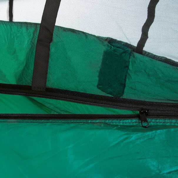 Hamak ogrodowy z moskitierą i linami Tadar Kemping 270 x 140 cm zielony