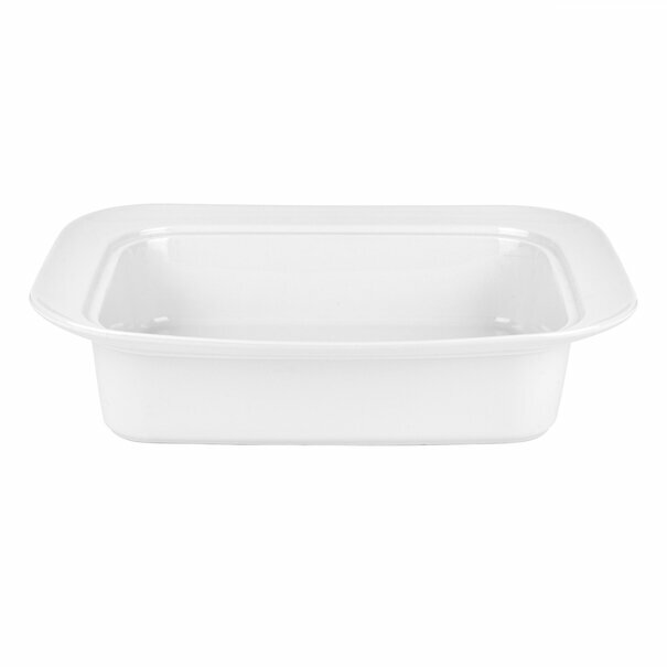 Naczynie ceramiczne na podgrzewaczu Tadar Edith White 2,2 l prostokątne