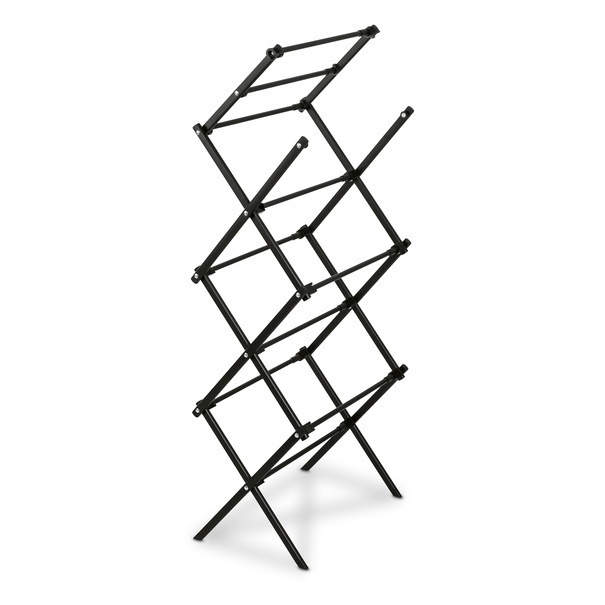 Suszarka na pranie pionowa teleskopowa Konighoffer Cortina 77.5 x 28 x 95 cm czarna