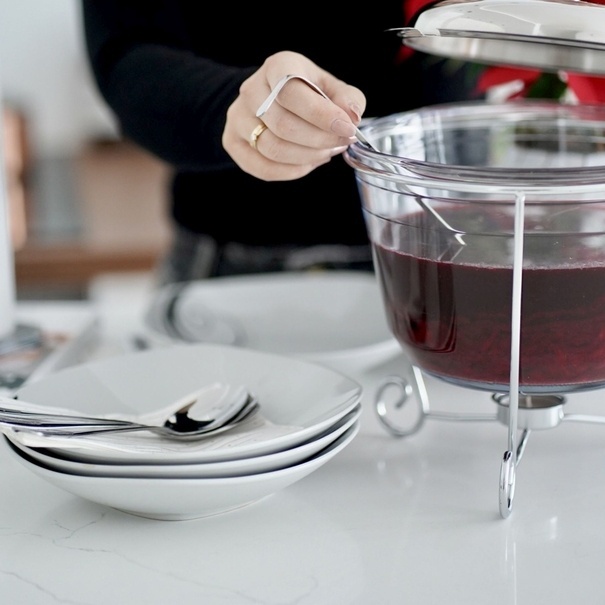 Talerz głęboki kwadratowy Tadar Dolce Vita 21,5 cm