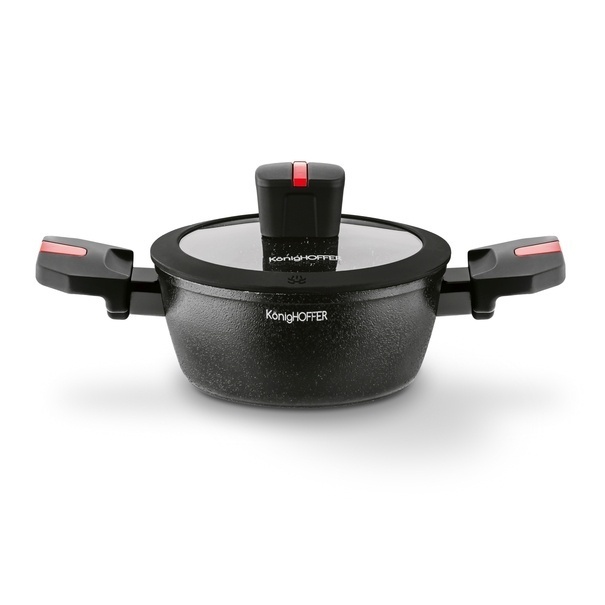 Zestaw garnk&oacute;w na indukcję Konighoffer Canise 6 element&oacute;w
