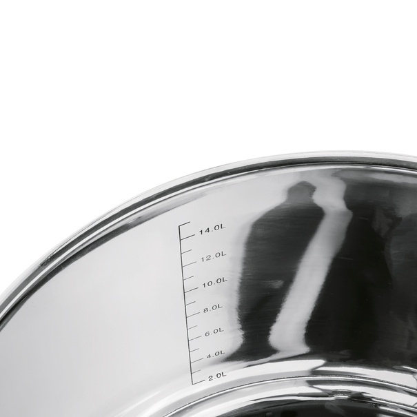 Zestaw garnk&oacute;w prostych ze stali nierdzewnej Tadar 6 element&oacute;w 12 l 17 l 23,5 l
