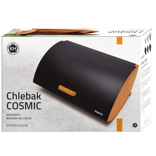 Chlebak bambusowy KonigHOFFER Cosmic kremowy