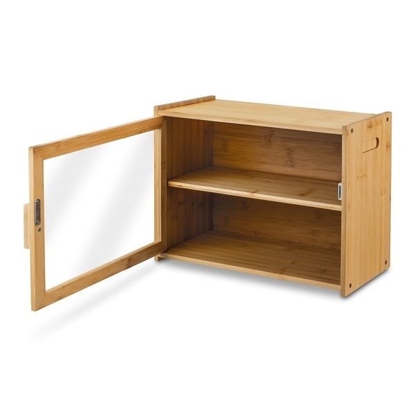 Chlebak bambusowy z p&oacute;łką Tadar 40 x 20 x 31 cm
