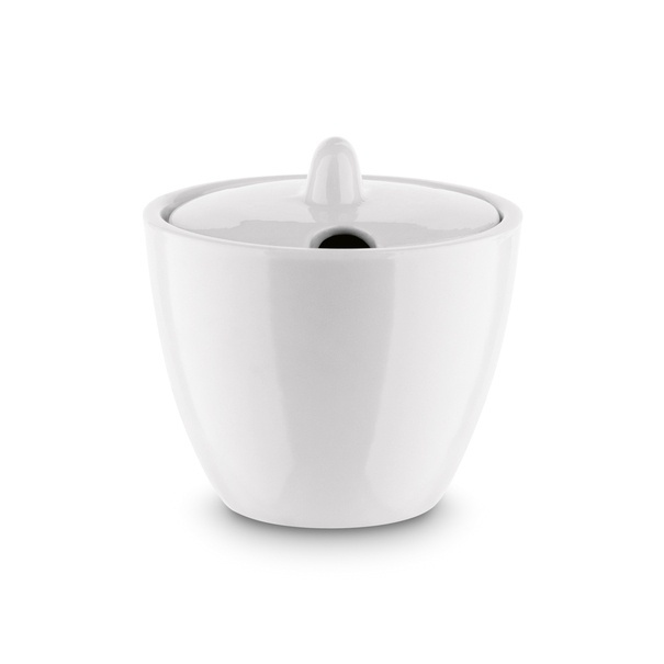 Cukiernica porcelanowa z pokrywką Tadar 200 ml biała
