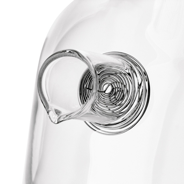 Dzbanek szklany ze spiralą i podgrzewaczem ceramicznym Tadar Nexo 1,8 l