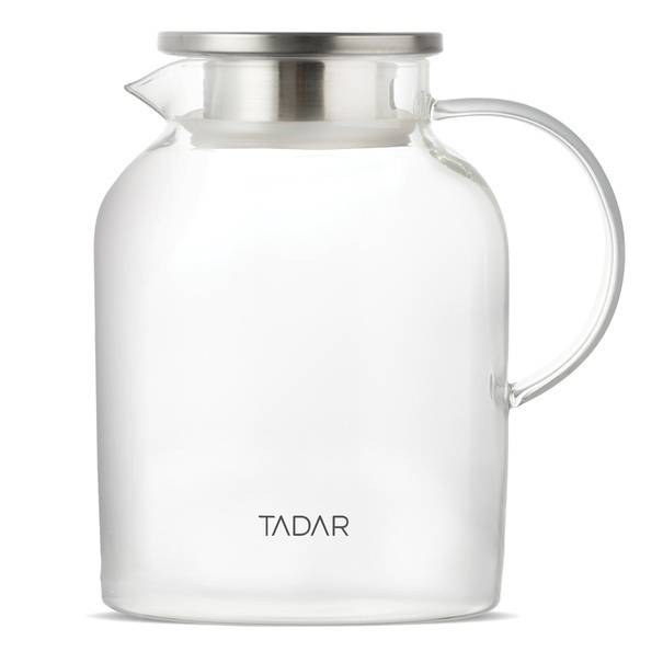 Dzbanek z zaparzaczem i szklanym podgrzewaczem Tadar Borello 1,2 l