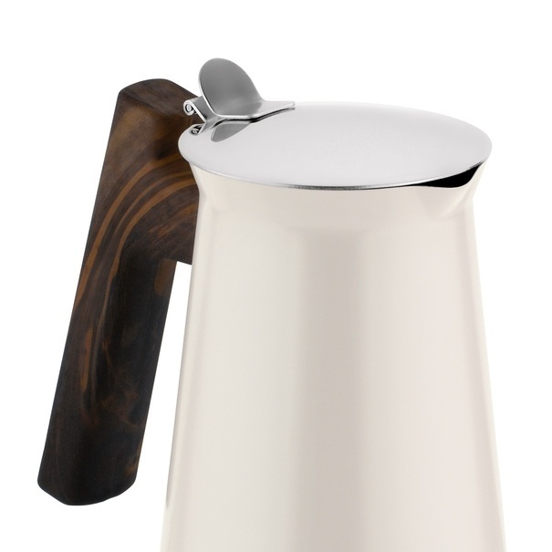 Kawiarka nierdzewna Konighoffer Cortado 6 filiżanek kremowa