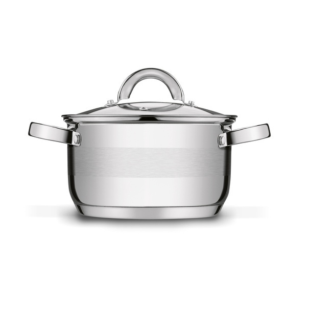 Komplet 3 garnk&oacute;w stalowych Tadar Roger II 16 cm 20 cm 24 cm