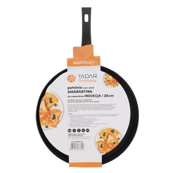 Patelnia do naleśnik&oacute;w Tadar Amarantina 24 cm indukcja