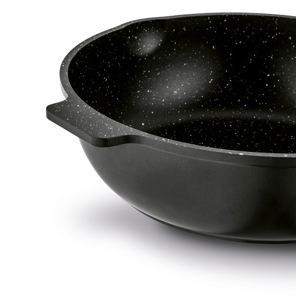 Patelnia WOK na indukcję z pokrywką Starke Pro Yasai 30 cm