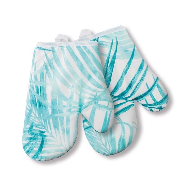 Rękawice kuchenne z magnesem Gomer Liście 2 sztuki