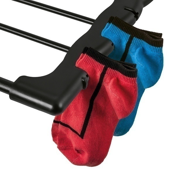 Suszarka balkonowa teleskopowa Konighoffer Spring Black 108-190 x 56 x 94 cm