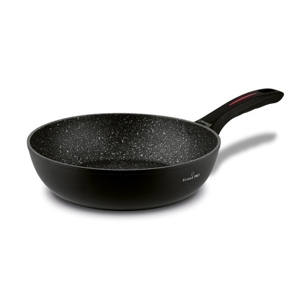 Zestaw 3 patelni ceramicznych głębokich Starke Pro Piccante 20 cm 24 cm 28 cm