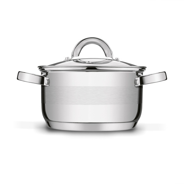 Komplet 3 garnk&oacute;w stalowych Tadar Roger II 16 cm 20 cm 24 cm