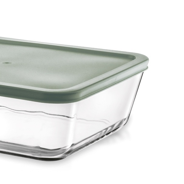 Komplet 3 szklanych borokrzemowych pojemnik&oacute;w na żywność Konighoffer Auro 750 ml 1400 ml 2400 ml