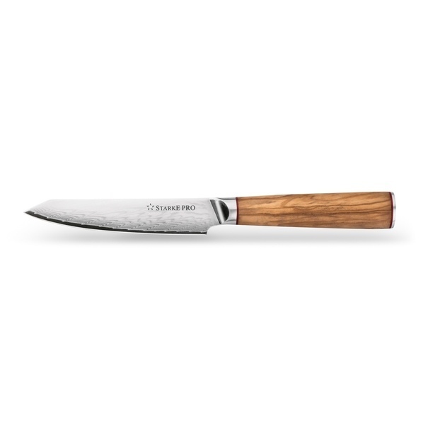Komplet 6 noży Starke Pro Damascus Takeru w sk&oacute;rzanej torbie