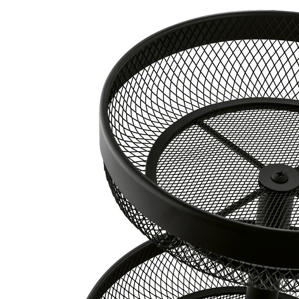 Koszyk na owoce dwupoziomowy Konighoffer Harmony 31 x 30 cm czarny