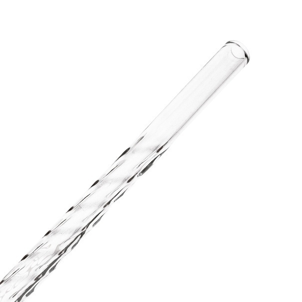 Zestaw 4 słomek borokrzemowych Tadar Spiral i szczoteczka