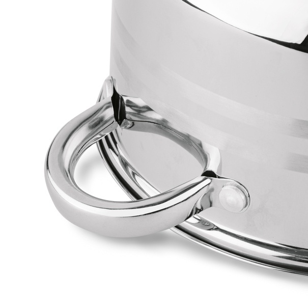 Garnek na indukcję ze stali nierdzewnej Konighoffer Bari Silver 3,7 l