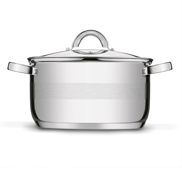 Komplet 3 garnk&oacute;w stalowych Tadar Roger II 16 cm 20 cm 24 cm