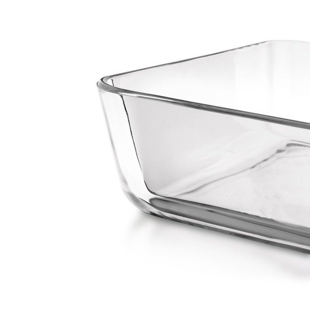 Komplet 3 szklanych borokrzemowych pojemnik&oacute;w na żywność Konighoffer Auro 750 ml 1400 ml 2400 ml
